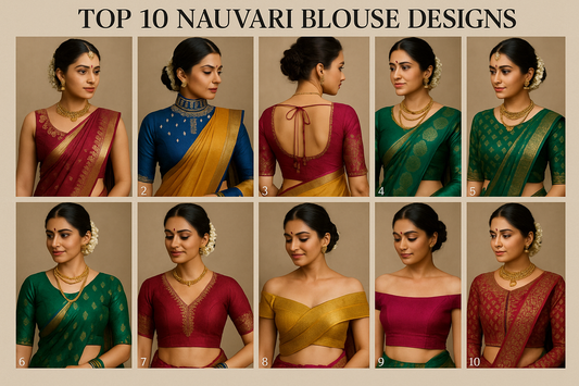 Top 10 Nauvari Blouse Designs: Your Ultimate Style Guide - Rpd Fashion