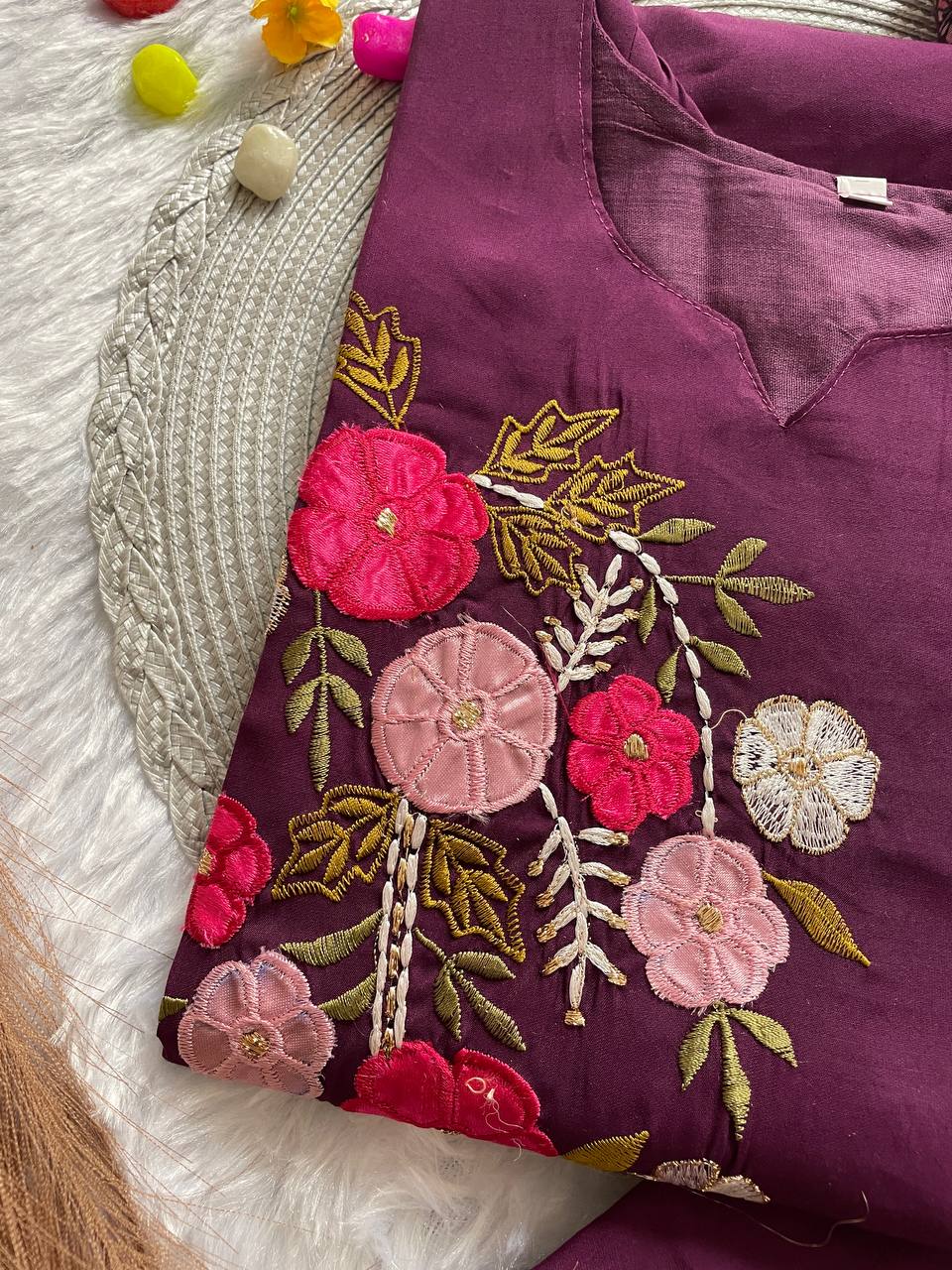presenting new handwork kurta set collection