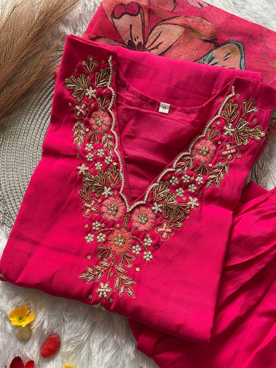 handwork kurta set - rpd fashion