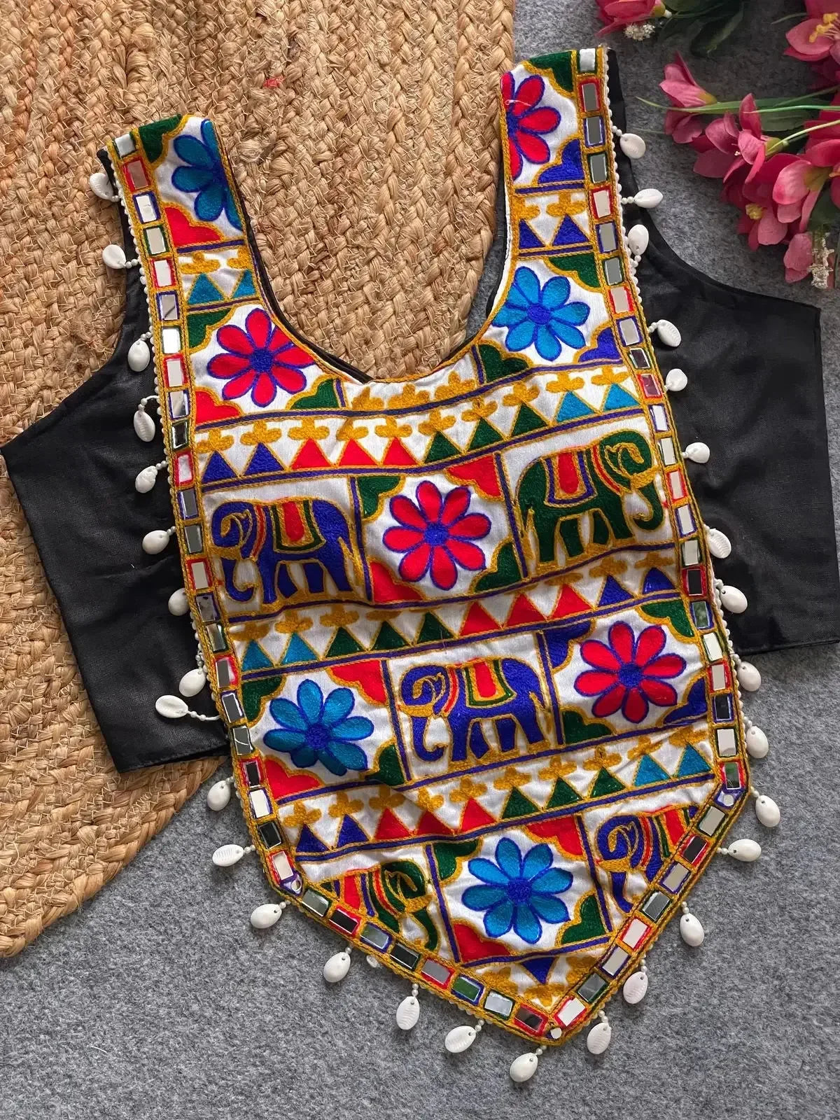 halter neck style real shell blouse for work and parties - rpd fashion