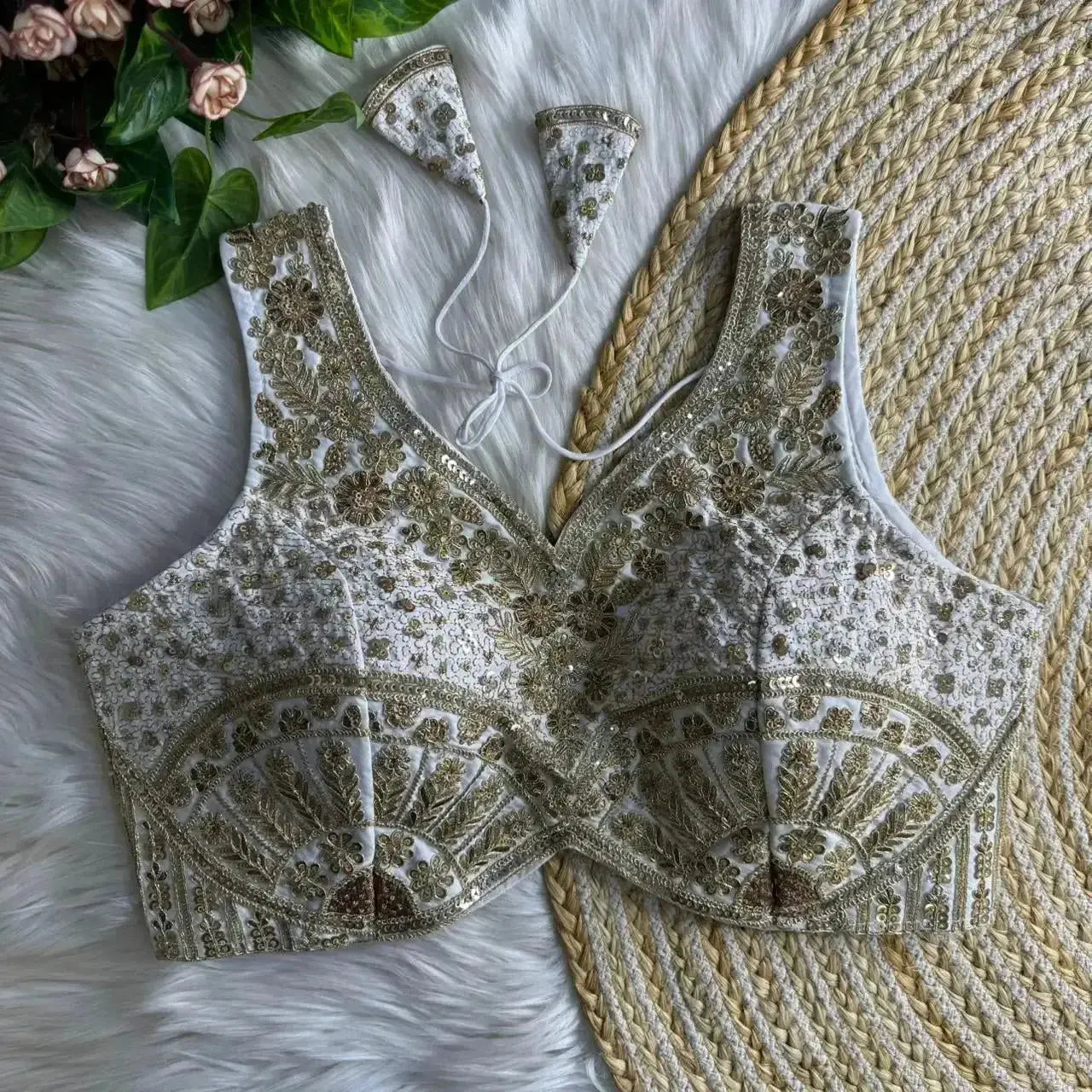 premium embroidery bridal blouse design in purple for silk sarees - rpd fashion