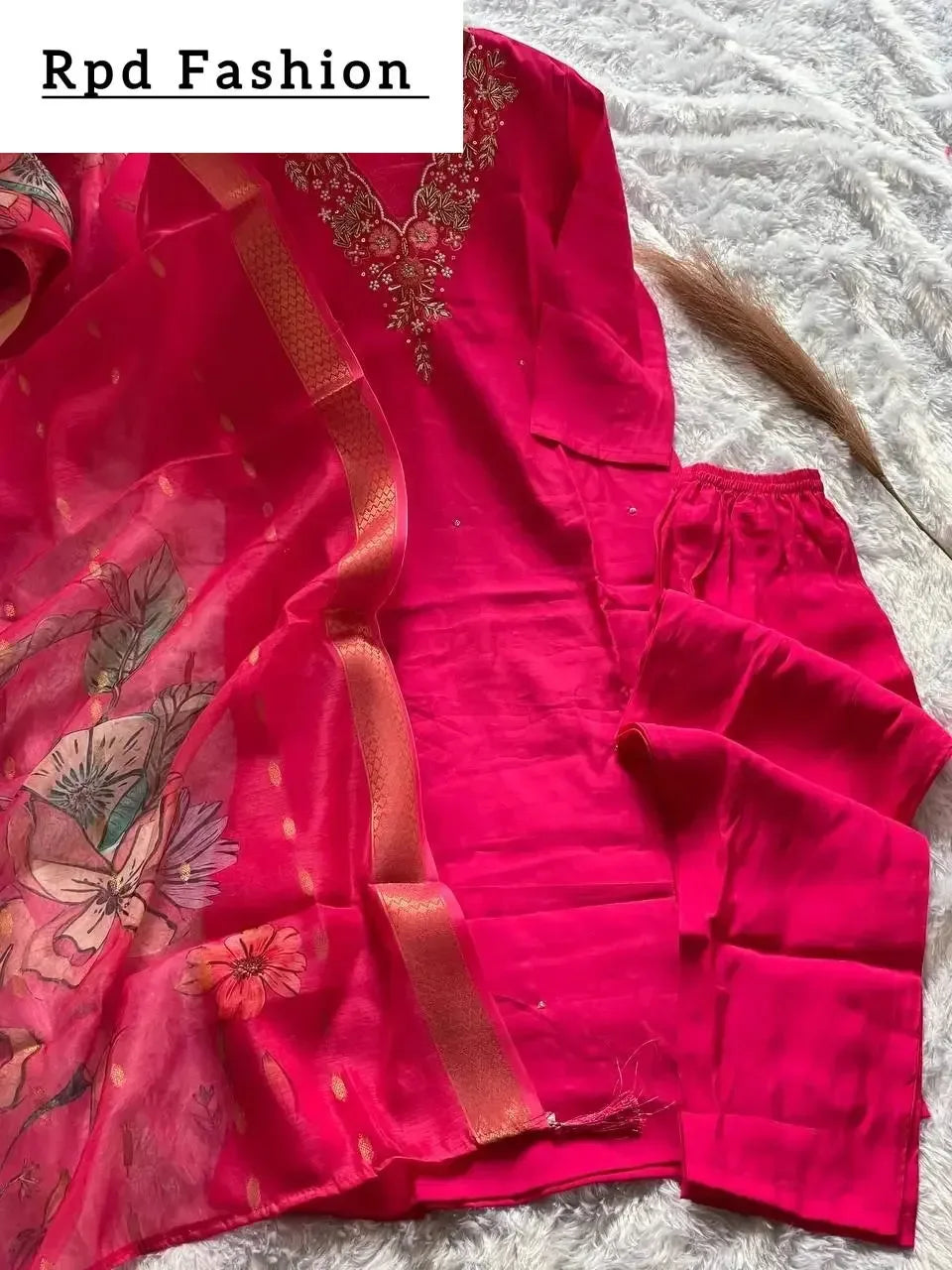 handwork kurta set - rpd fashion