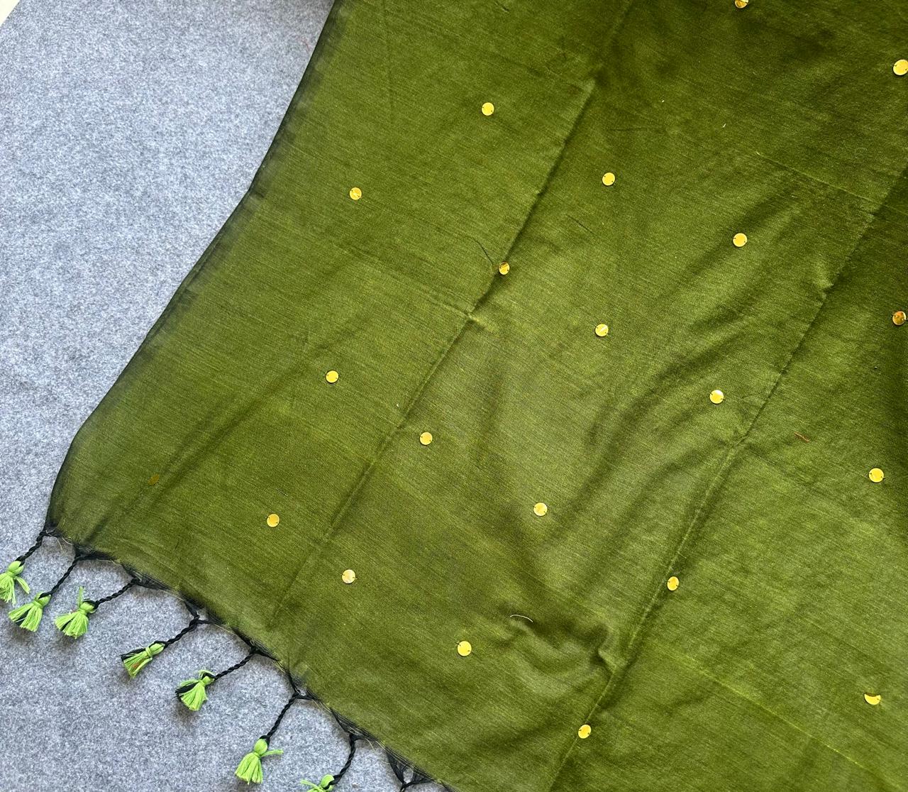 khadi cotton saree with hand stich gini and beautiful havy khadi cotton blouse rpd fashion