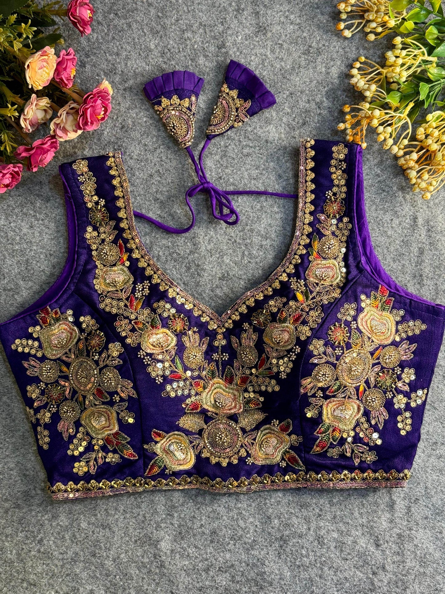 elegant heavy beaded bridal blouse - rpd fashion