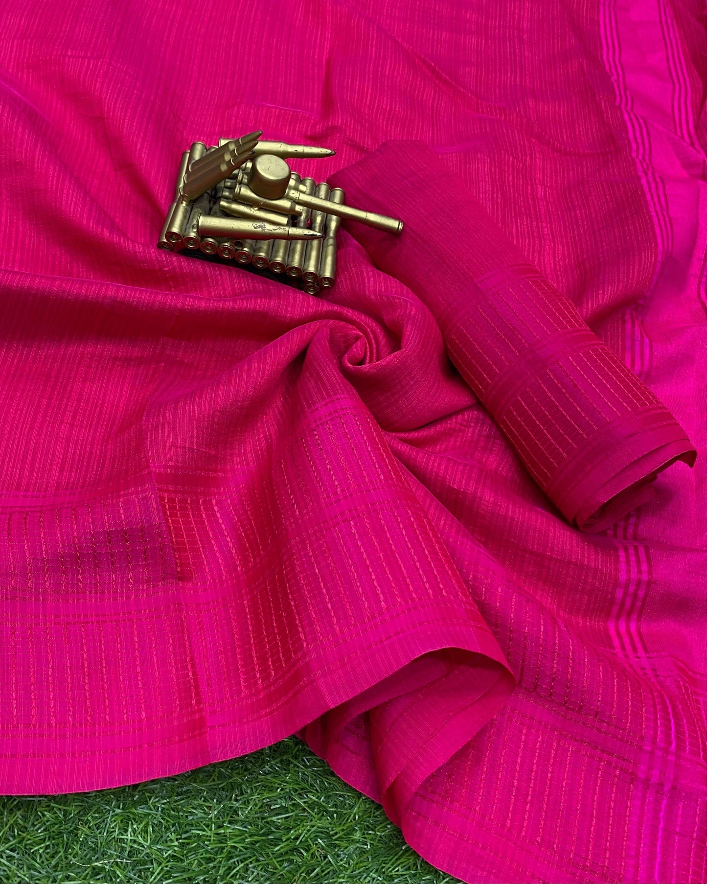 beautiful designer soft bamboo silk saree
