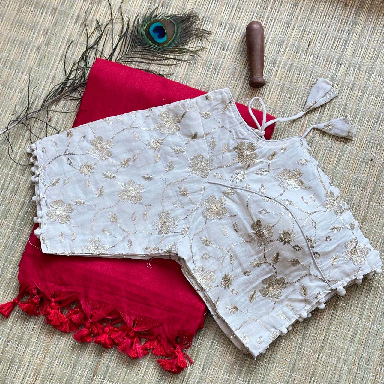 khadi cotton saree - rpd fashion