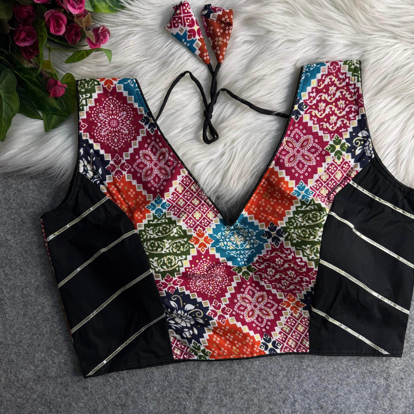 navratri special rayon cotton blouse - rpd fashion