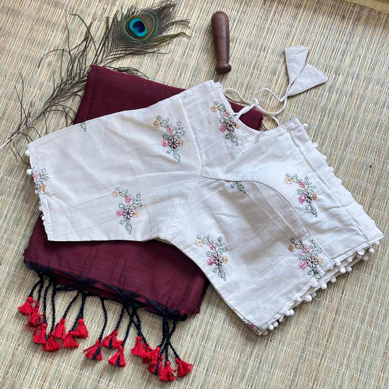 khadi cotton saree - rpd fashion