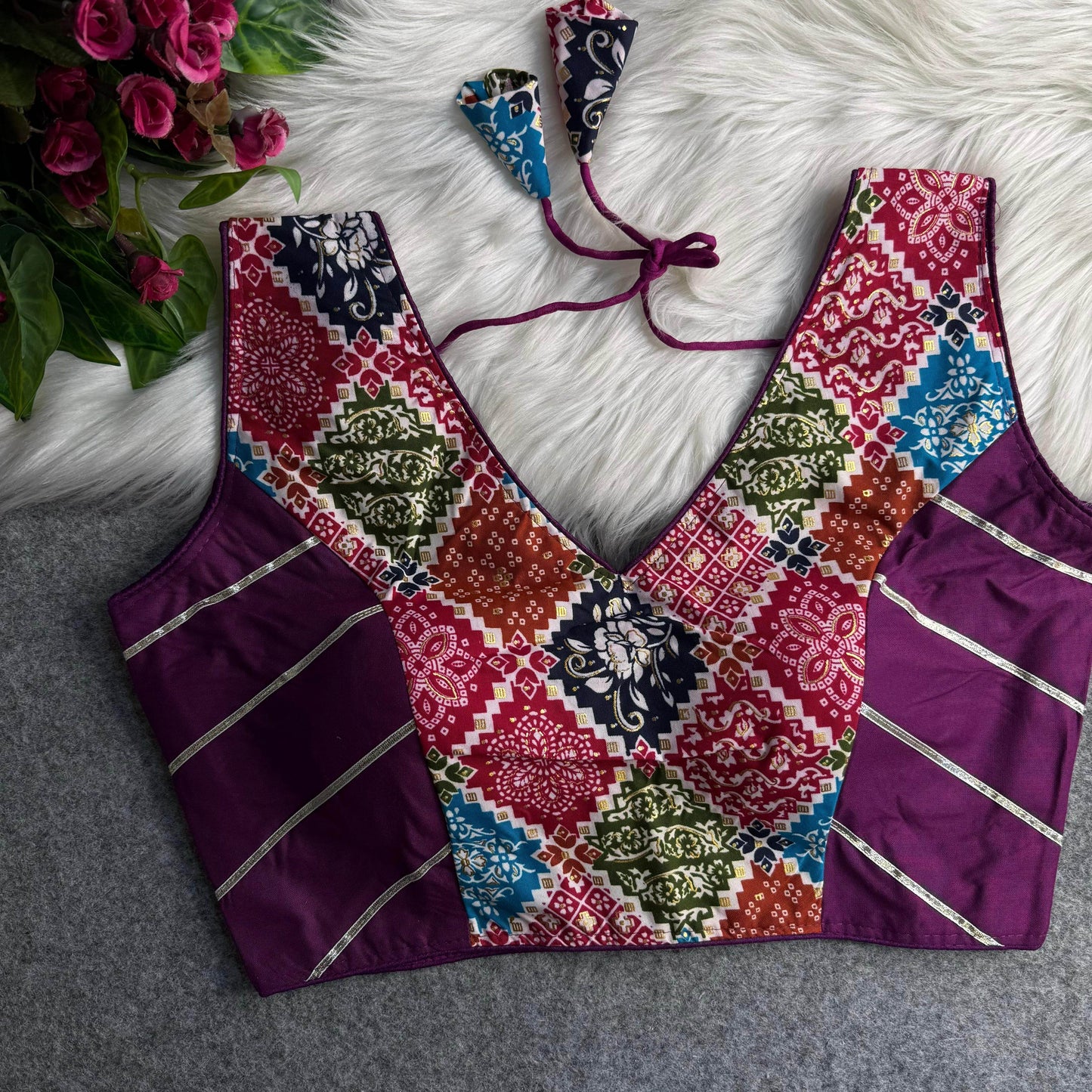 navratri special rayon cotton blouse - rpd fashion