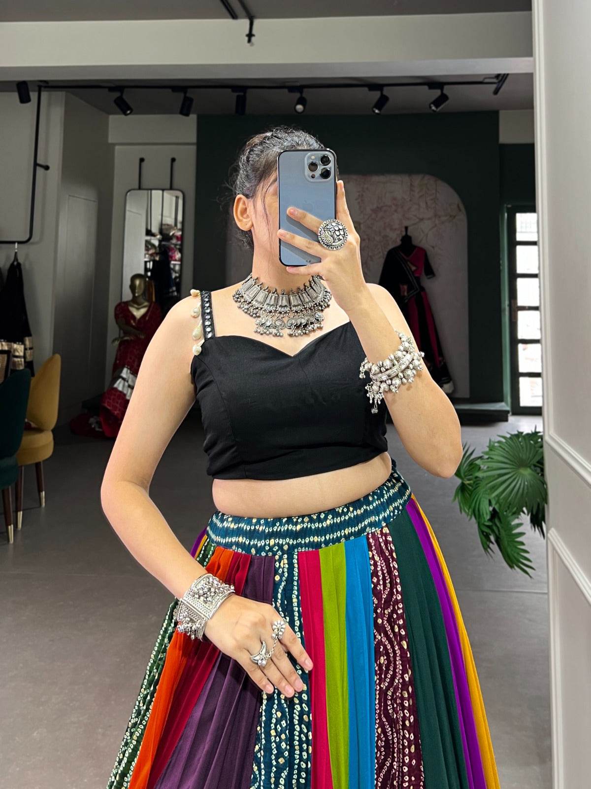 pure cotton navratri chaniya choli - celebrate in style - rpd fashion