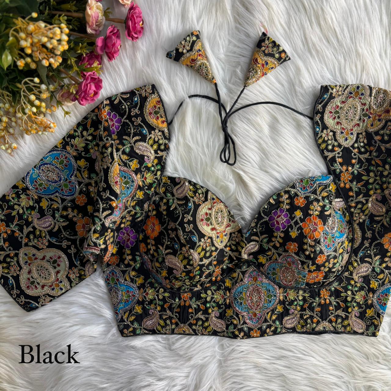elegant readymade bridal blouses online