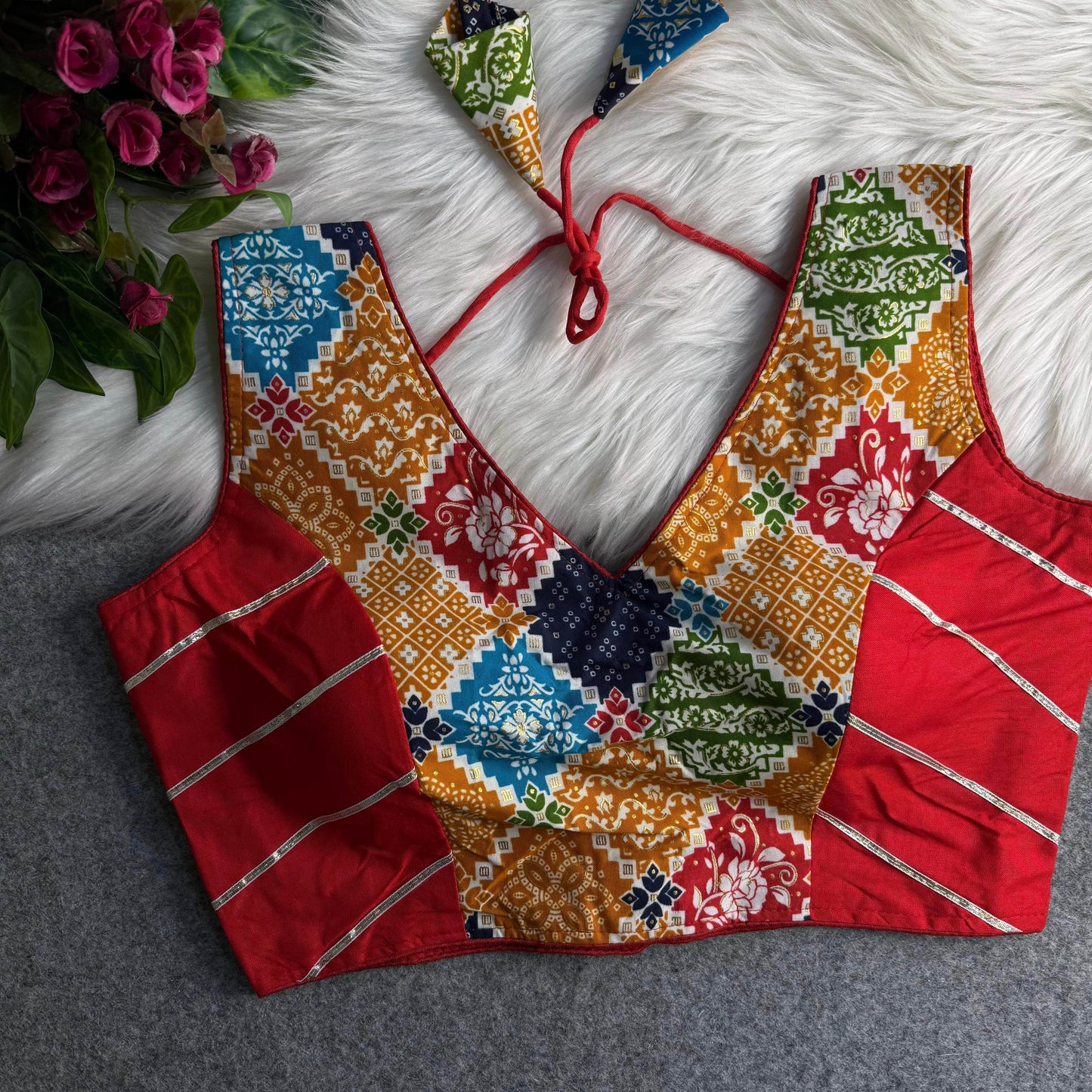 navratri special rayon cotton blouse - rpd fashion