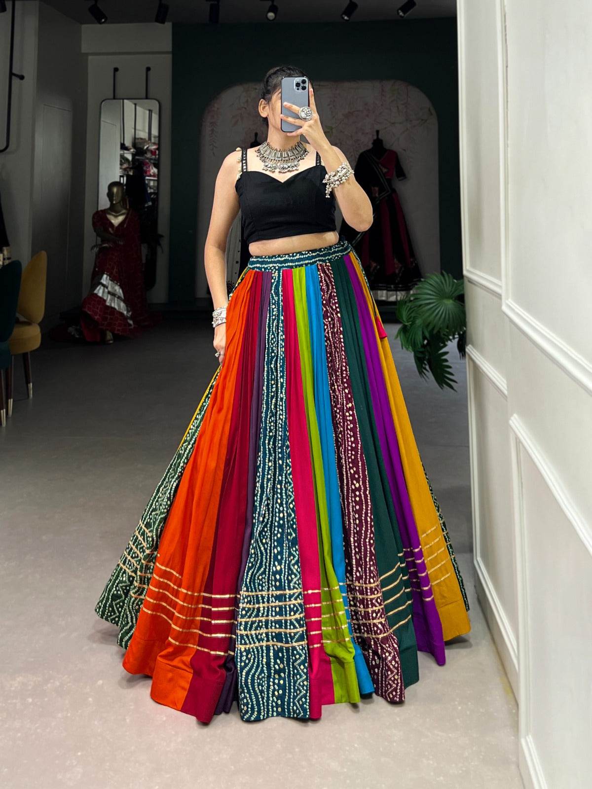 pure cotton navratri chaniya choli - celebrate in style - rpd fashion