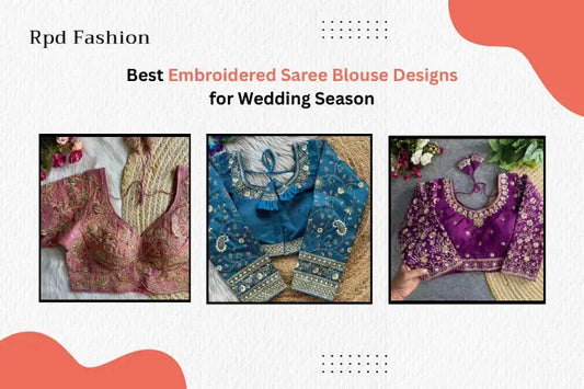 Best Embroidered Saree Blouse Designs
