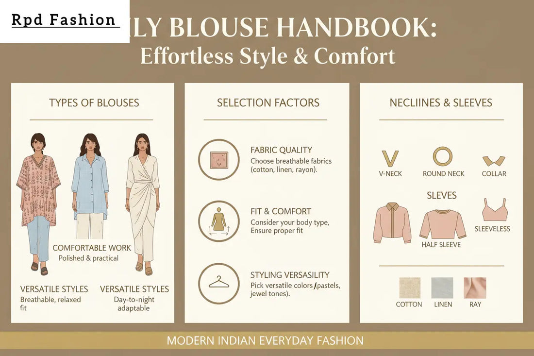 How to Choose the Right Blouse for Daily Use: A Practical Guide - RPD Fashion