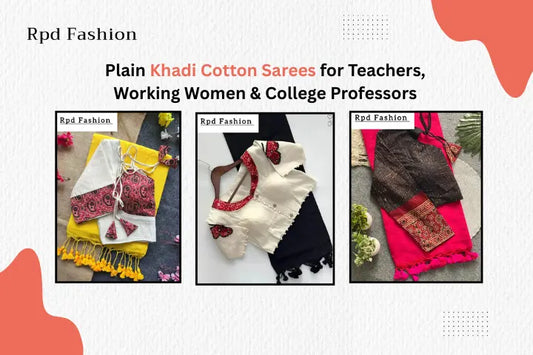 Khadi Cotton Sarees