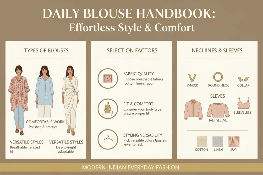 How to Choose the Right Blouse for Daily Use: A Practical Guide - RPD Fashion