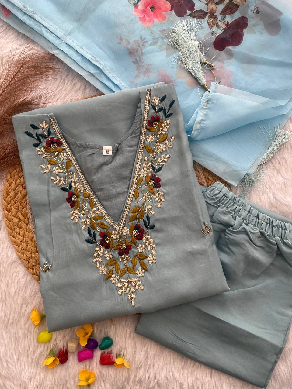 new handwork kurta set collection rpd fashion