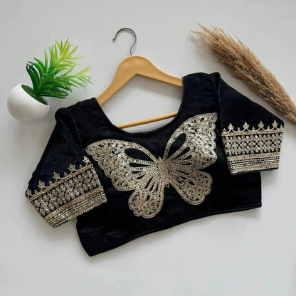 Beautiful Embroidery Sequence Blouse Cover - RPD Fashion