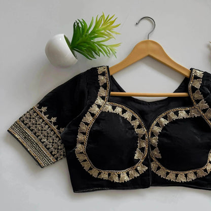 Beautiful Embroidery Sequence Blouse Cover - RPD Fashion