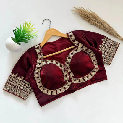 Beautiful Embroidery Sequence Blouse Cover - RPD Fashion