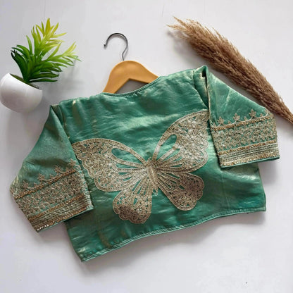 Beautiful Embroidery Sequence Blouse Cover - RPD Fashion