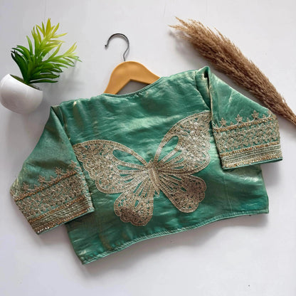 Beautiful Embroidery Sequence Blouse Cover - RPD Fashion