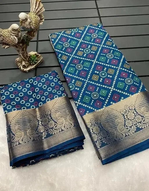 simple saree for wedding function with traditional gold zari border - rpd fashion