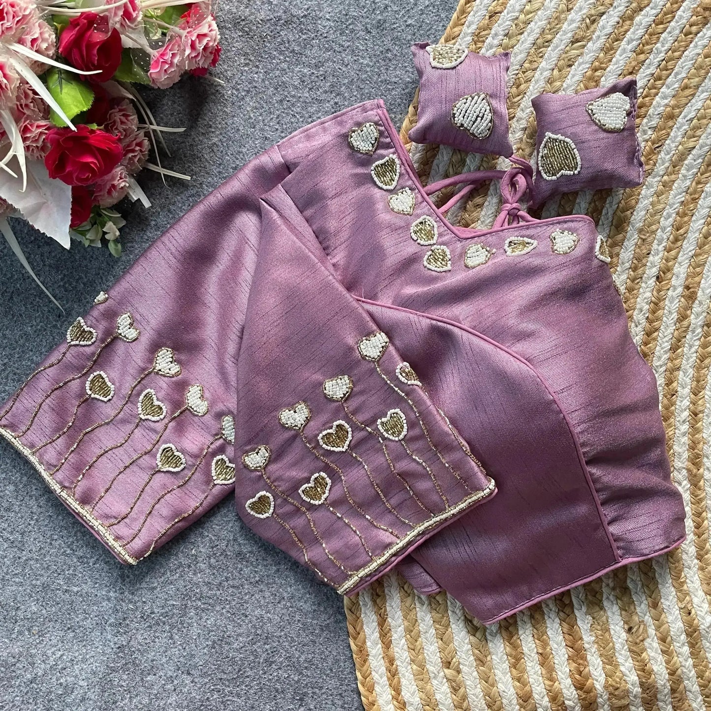 designer hand work blouse designs for wedding & party wear sarees - rpd fashion