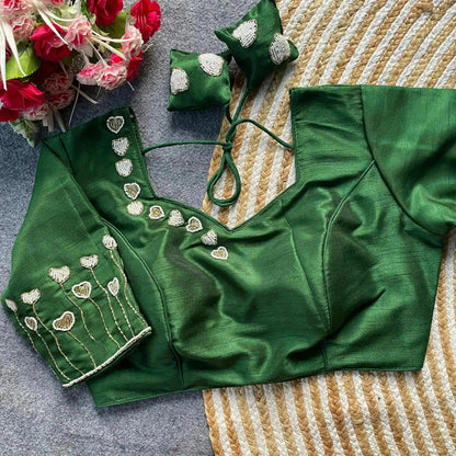 Designer Hand Work Blouse Designs for Wedding & Party Wear Sarees - RPD Fashion