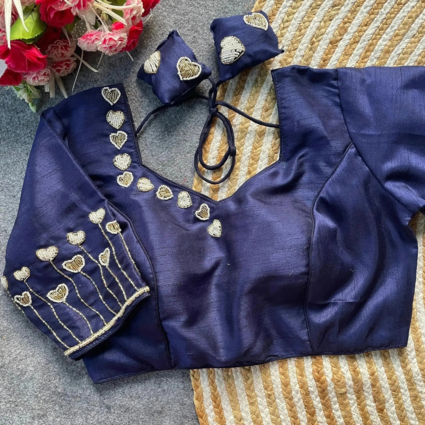 designer hand work blouse designs for wedding & party wear sarees - rpd fashion