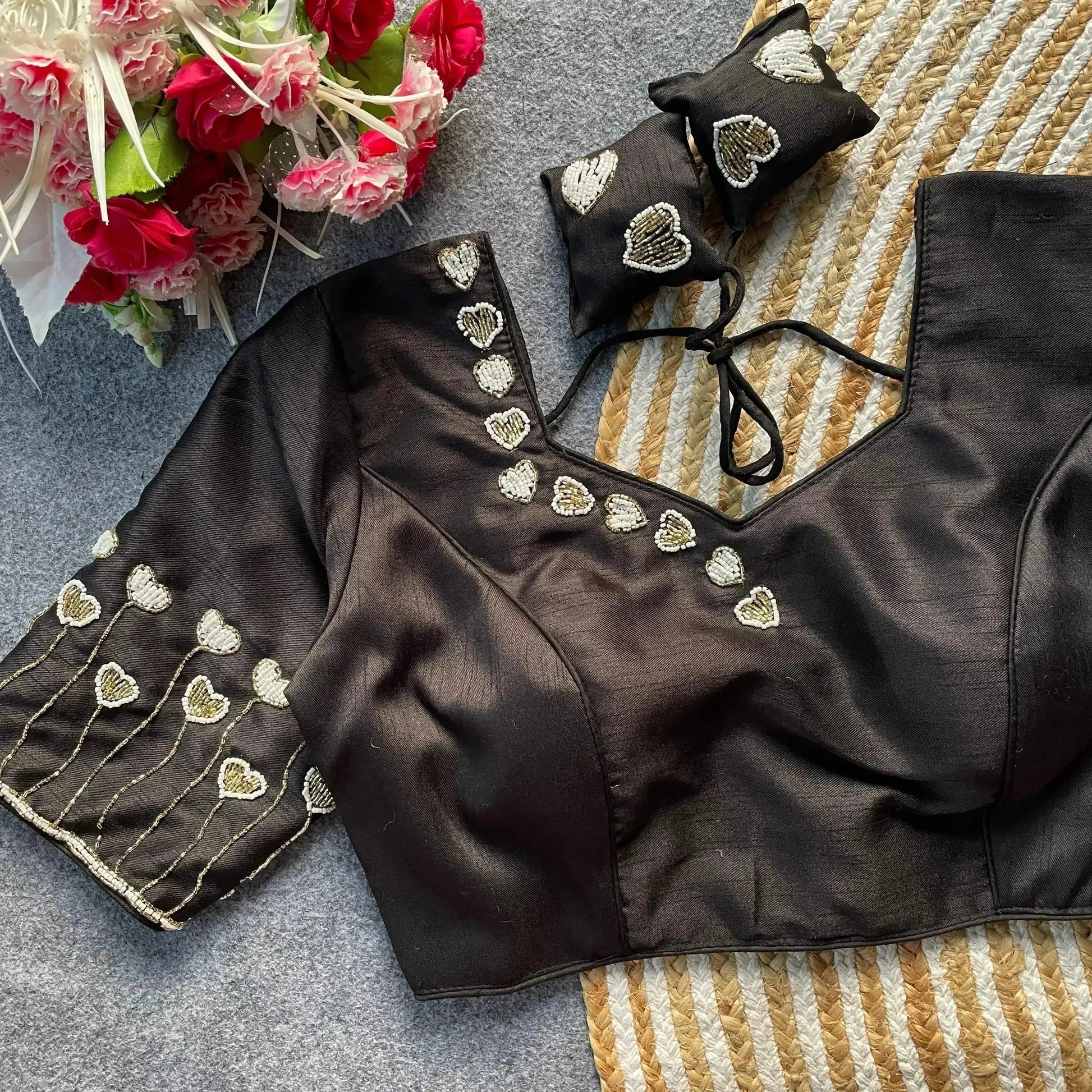 Designer Hand Work Blouse Designs for Wedding & Party Wear Sarees - RPD Fashion