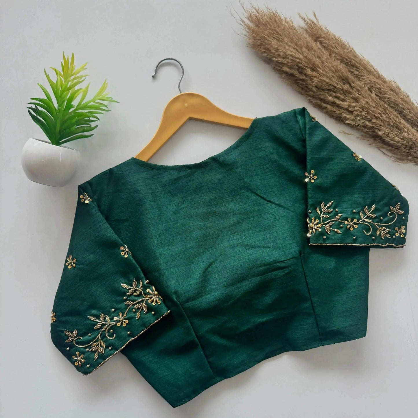 designer handwork blouse with intricate detailing - rpd fashion