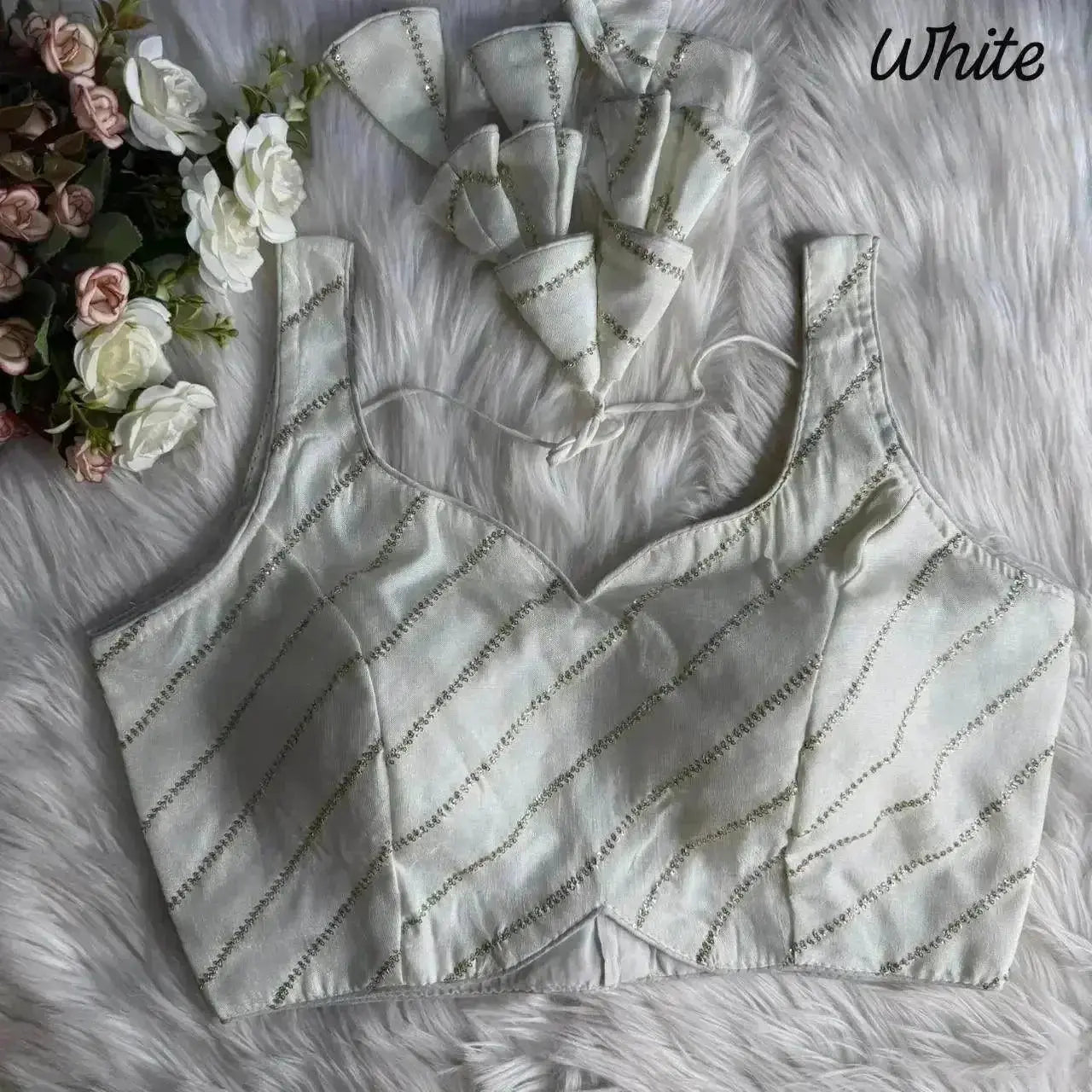 designer party wear blouse with heavy embroidery - rpd fashion