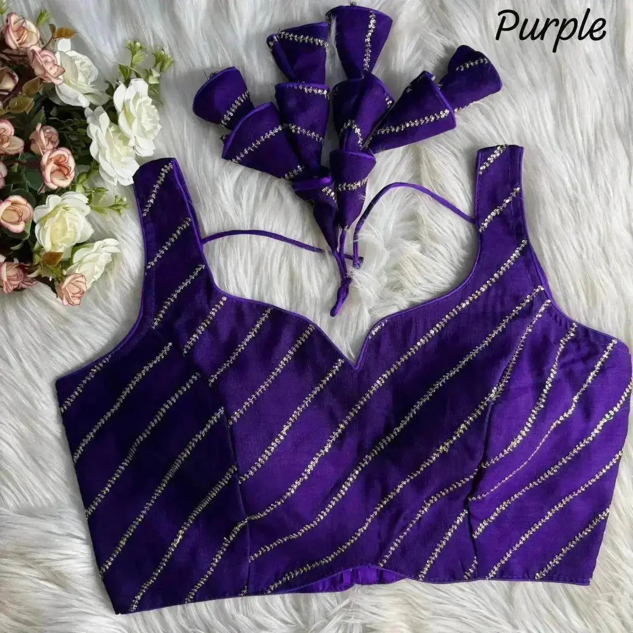 designer party wear blouse with heavy embroidery - rpd fashion