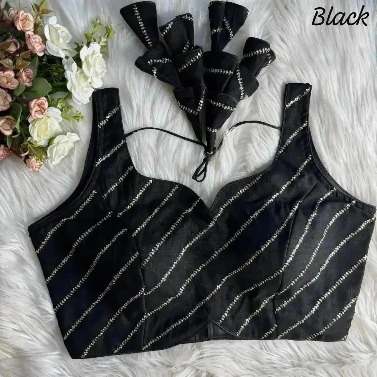 designer party wear blouse with heavy embroidery - rpd fashion