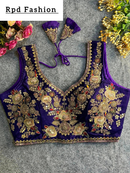 Elegant Heavy Beaded Bridal Blouse - RPD Fashion