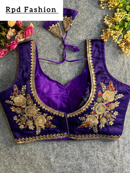 Elegant Heavy Beaded Bridal Blouse - RPD Fashion