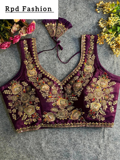 Elegant Heavy Beaded Bridal Blouse - RPD Fashion