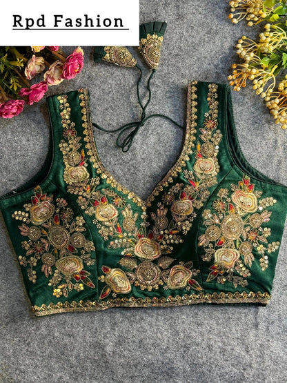 Elegant Heavy Beaded Bridal Blouse - RPD Fashion