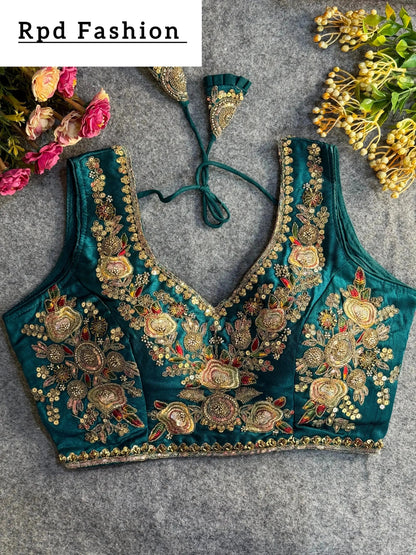 Elegant Heavy Beaded Bridal Blouse - RPD Fashion