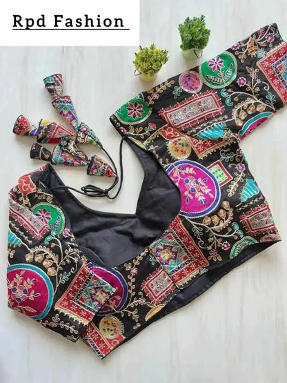 Exclusive Heavy Chinon Wedding Blouse in Pure Crep - RPD Fashion