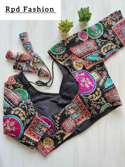 Exclusive Heavy Chinon Wedding Blouse in Pure Crep - RPD Fashion