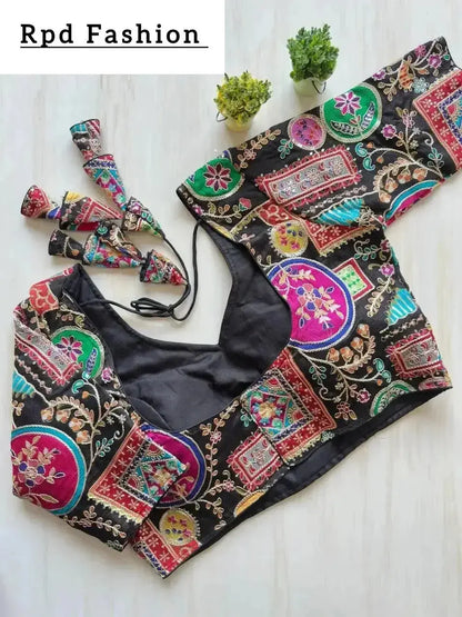 Exclusive Heavy Chinon Wedding Blouse in Pure Crep - RPD Fashion