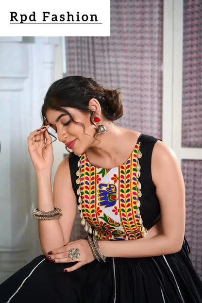 Festive Fashion at Its Best: Rayon Lehenga and Gamthi Work Blouse for Navratri - RPD Fashion