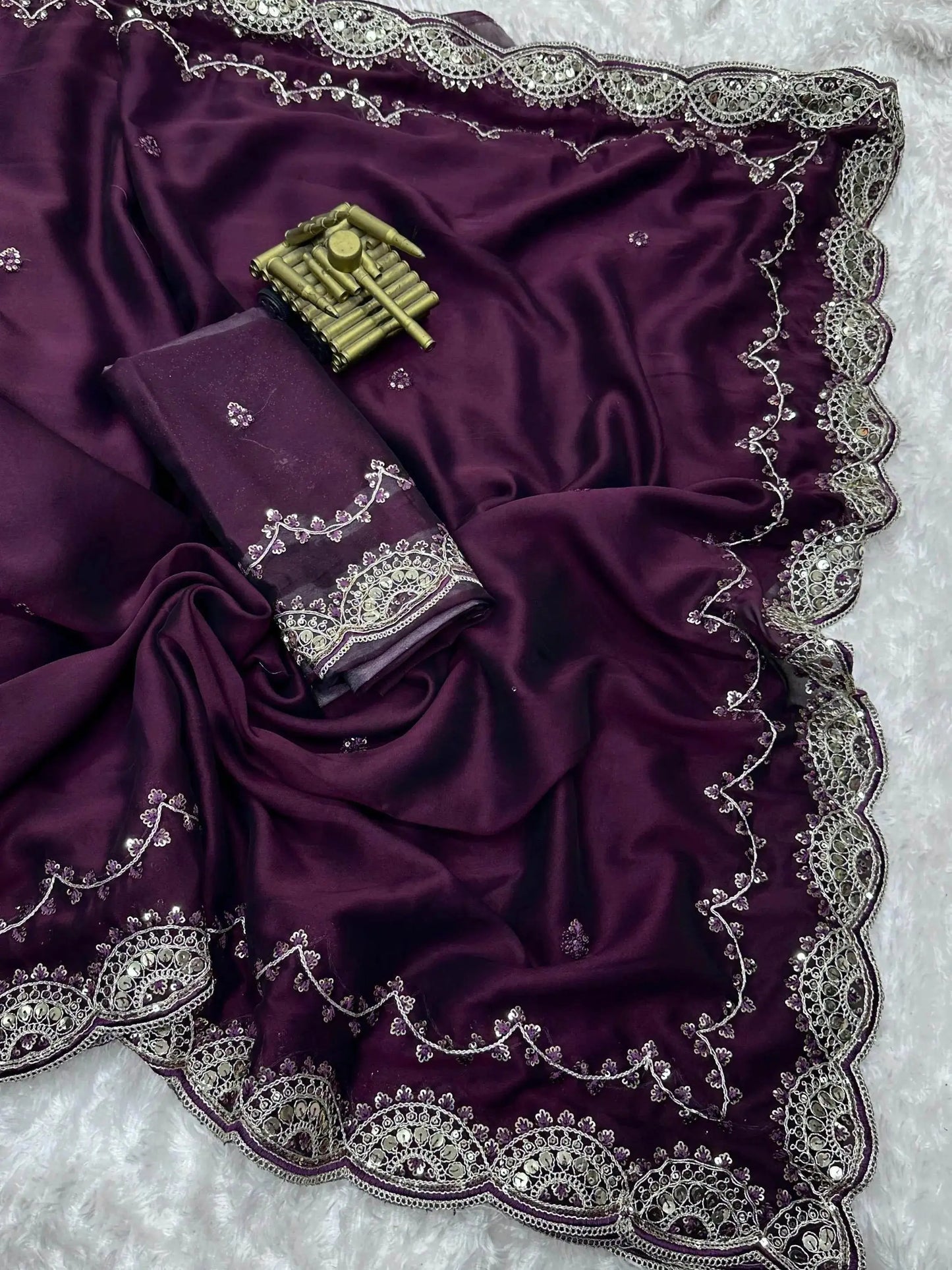 glamorous party wear saree for the upcoming marriage season - rpd fashion