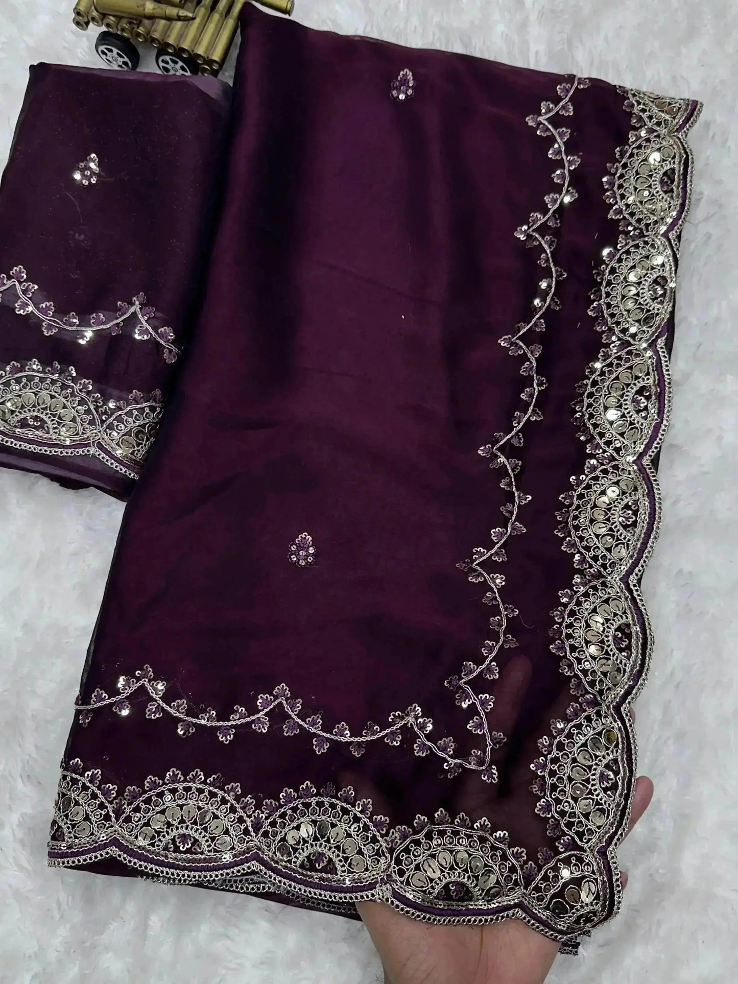 glamorous party wear saree for the upcoming marriage season - rpd fashion