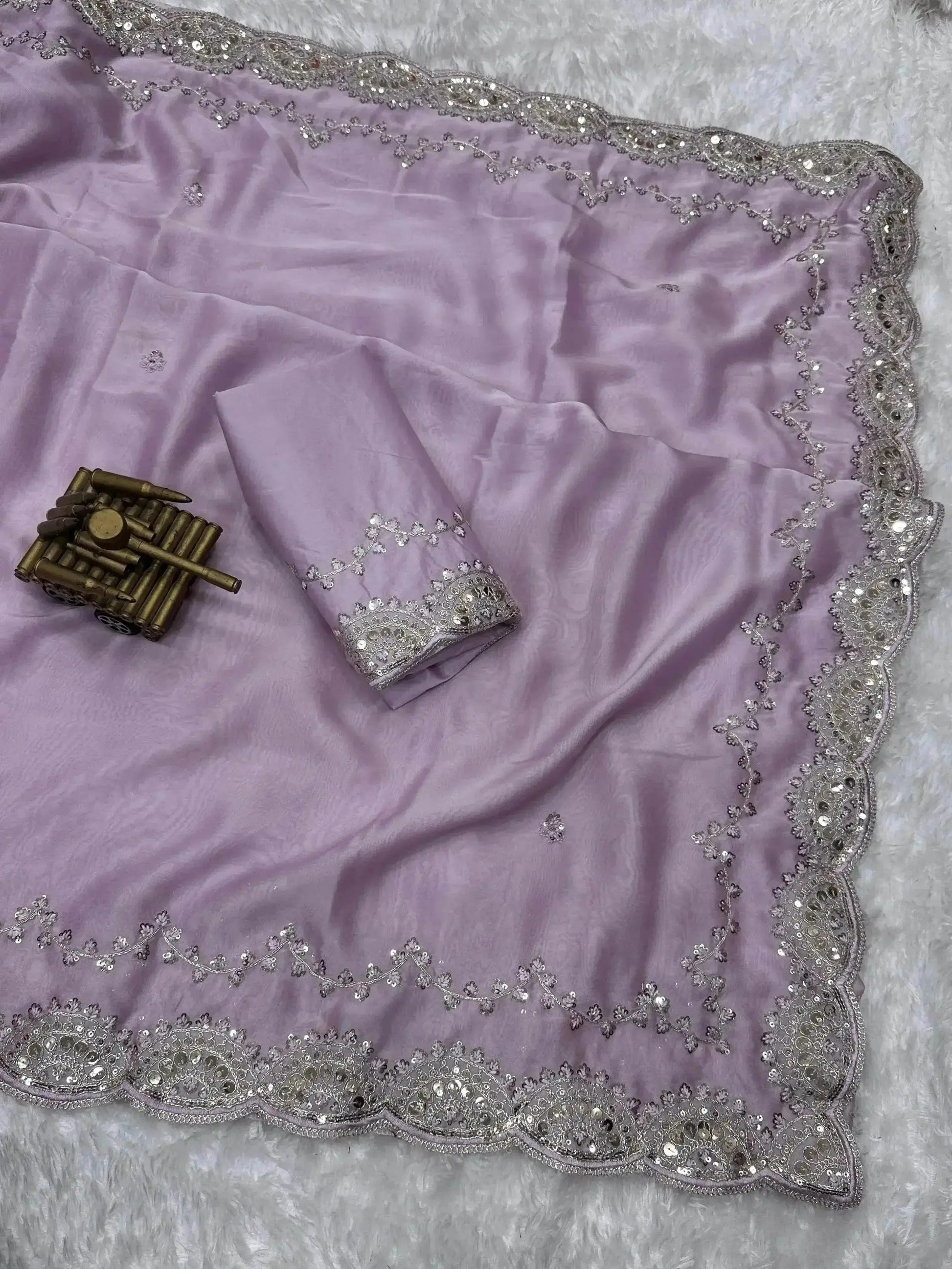 Glamorous Party Wear Saree for the Upcoming Marriage Season - RPD Fashion