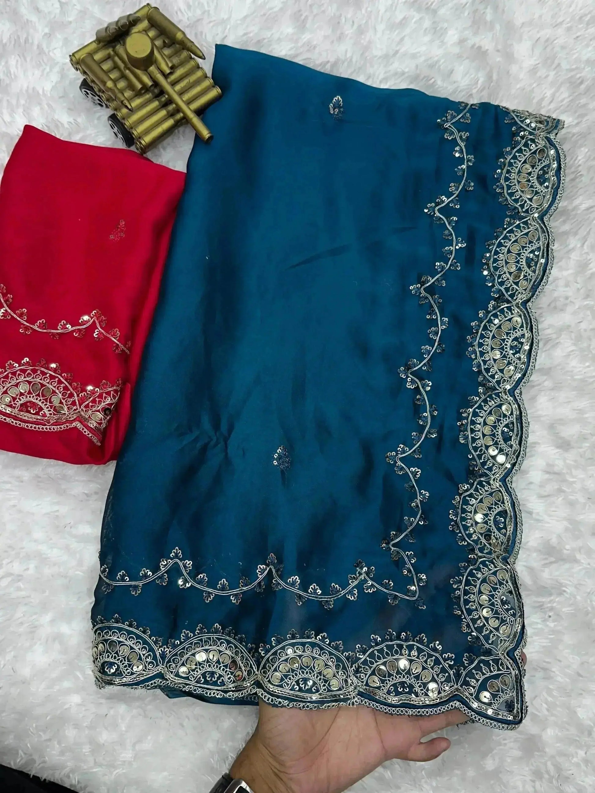 Glamorous Party Wear Saree for the Upcoming Marriage Season - RPD Fashion