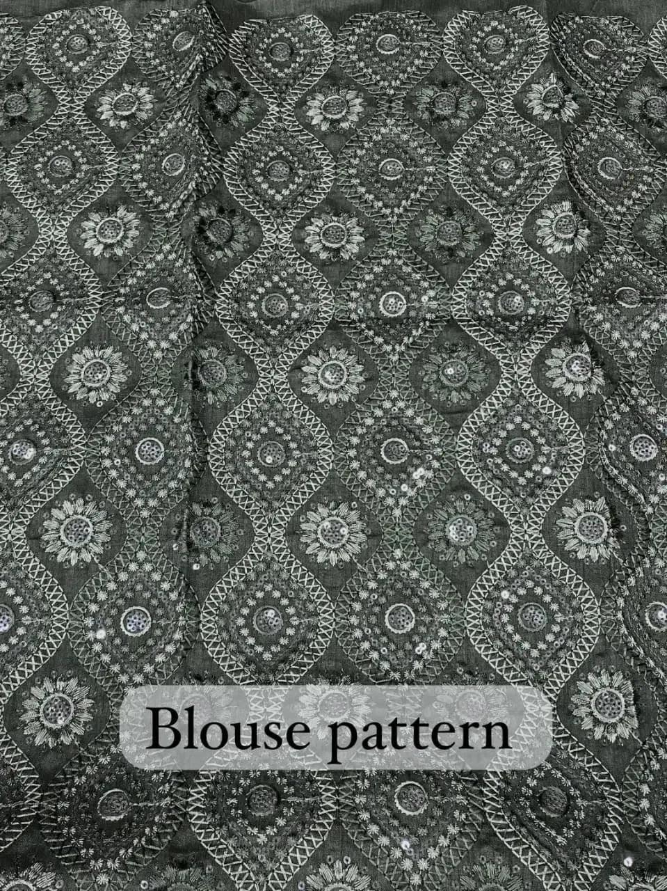 Grey Green Georgette Sarees for Women – Elegant Party Wear Collection - RPD Fashion